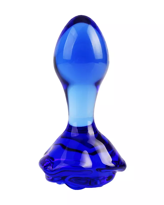 Lucent Rosa Glass Butt Plug