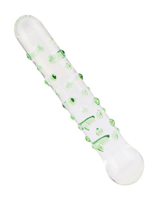 Lucent Dotted Glass Massager