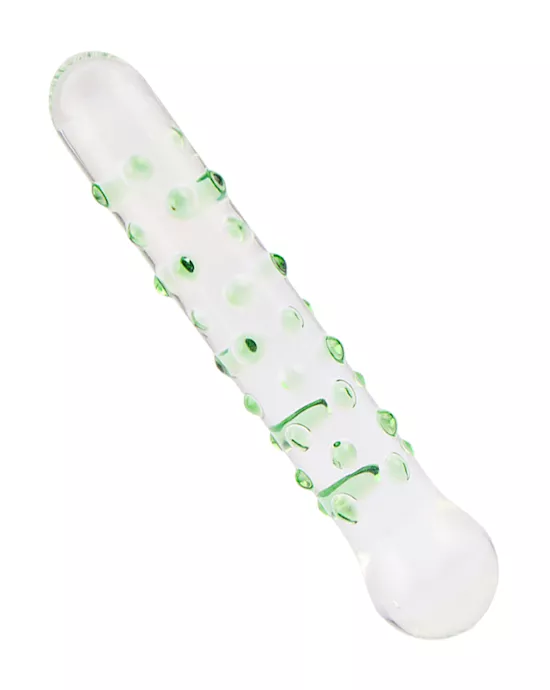 Lucent Dotted Glass Massager