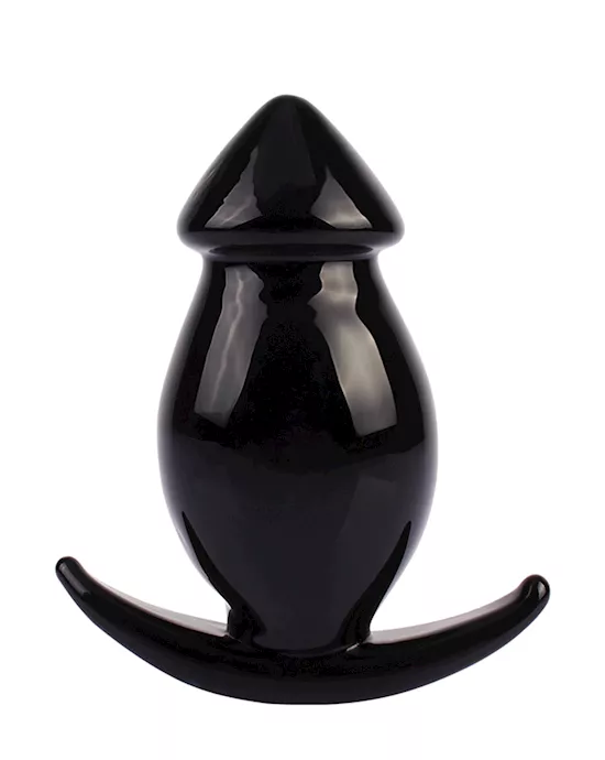 Lucent Head Round Glass Butt Plug