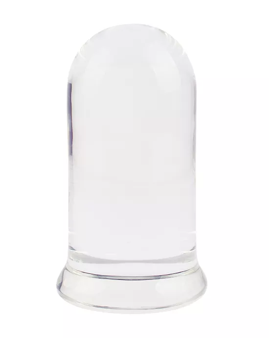 Lucent XXXXL Cylinder Glass Dildo