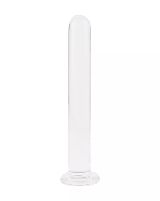 Lucent Small Cylinder Glass Dildo