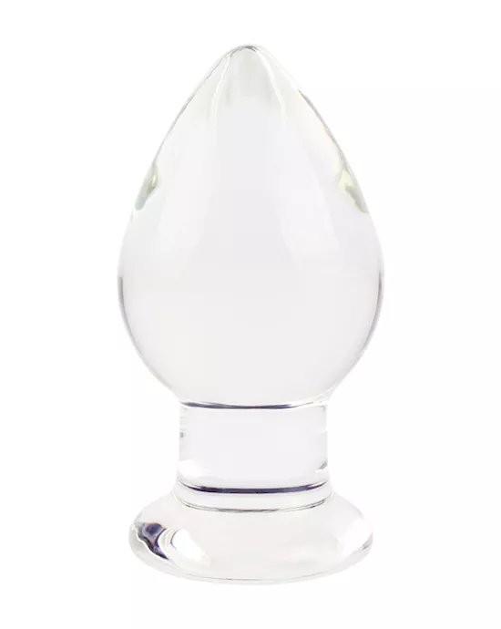 Lucent Celeste Glass Butt Plug