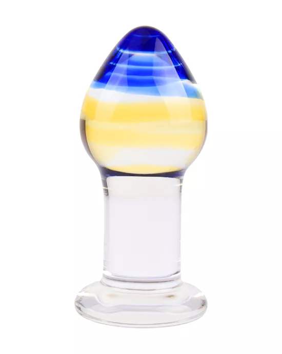 Lucent Seashore Glass Butt Plug