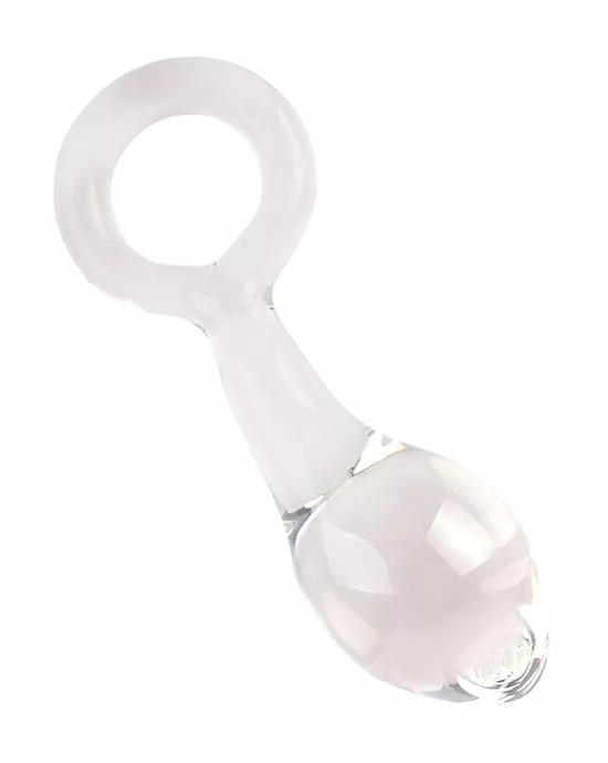 Lucent Ring Glass Butt Plug