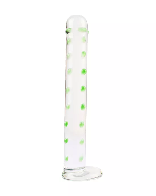 Lucent Dotted Glass Massager