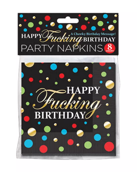 Happy Fucking Birthday Napkins