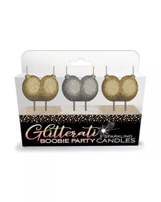 Glitterati Boobie Candle Set