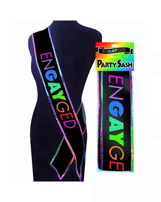 Engayged Party Sash