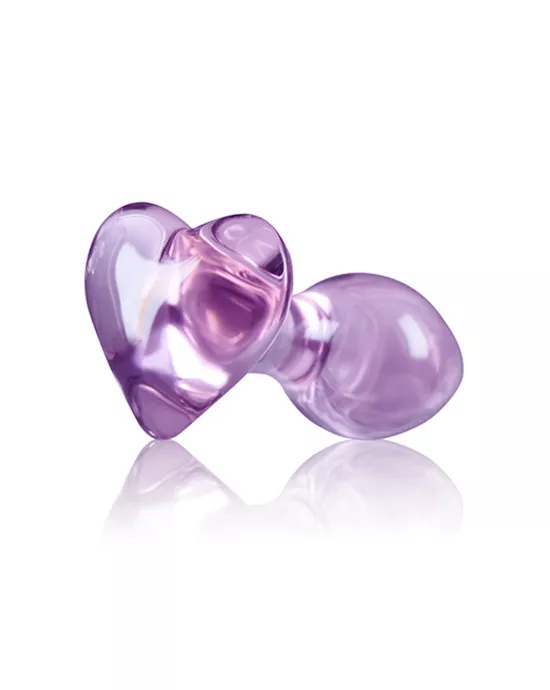 Crystal Heart Butt Plug
