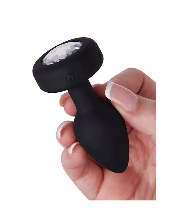 Dizzy Diamond Remote Controlled Vibrating Butt Plug
