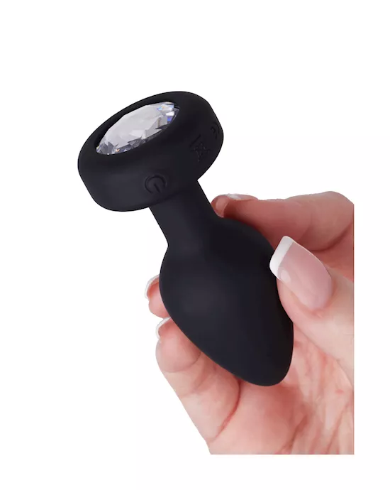 Dizzy Diamond Remote Controlled Vibrating Butt Plug