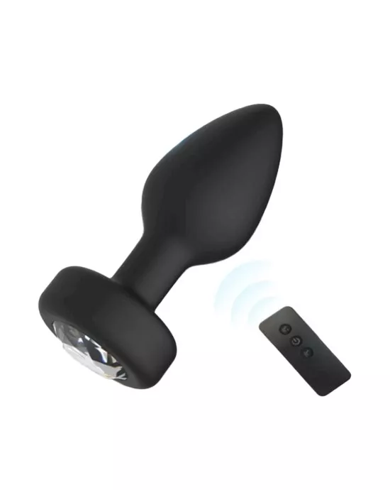Dizzy Diamond Remote Controlled Vibrating Butt Plug