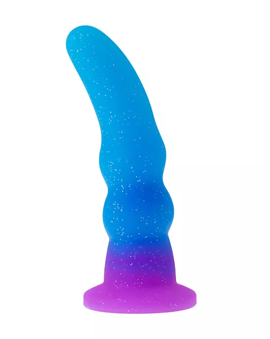 Nood Colours Glitter Rippled Dildo