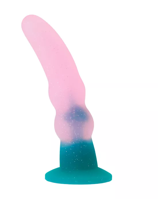 Nood Colours Glitter Rippled Dildo