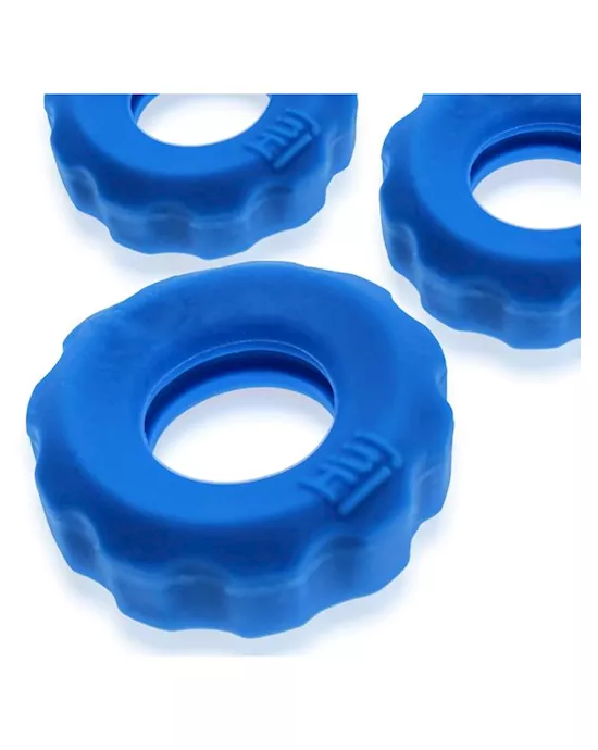 Super Huj 3-pack Cockrings Teal Ice