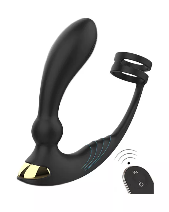 Amore Kings Remote Controlled Prostate Massager With Cock Ring