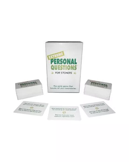 Extreme Personal Questions For Stoners