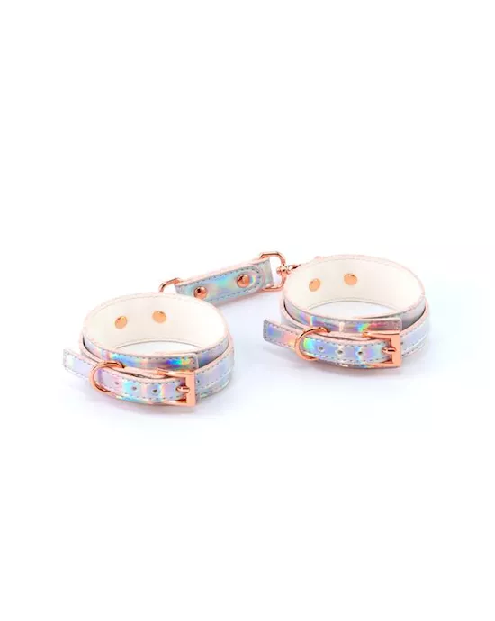 Cosmo Bondage Wrist Cuffs Rainbow