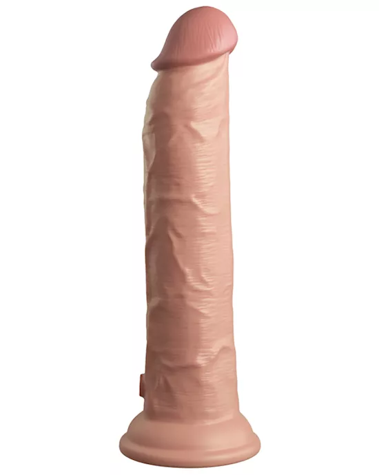 King Cock Elite Dual Density Vibe Silicone Dildo with Remote