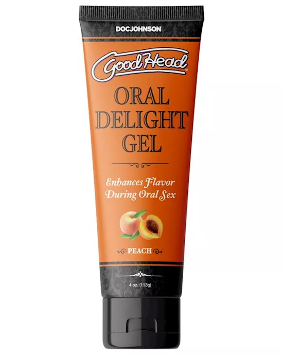 Goodhead Oral Delight Gel Peach 4 Oz