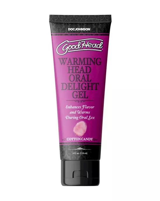 GoodHead Warming Head Oral Delight Gel Cotton Candy 4 fl. oz