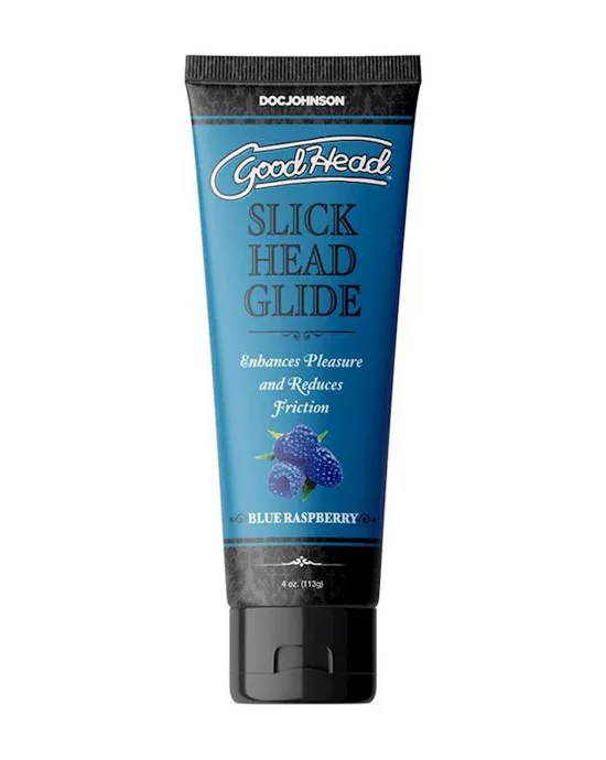 GoodHead Slick Head Glide Blue Raspberry 4 oz