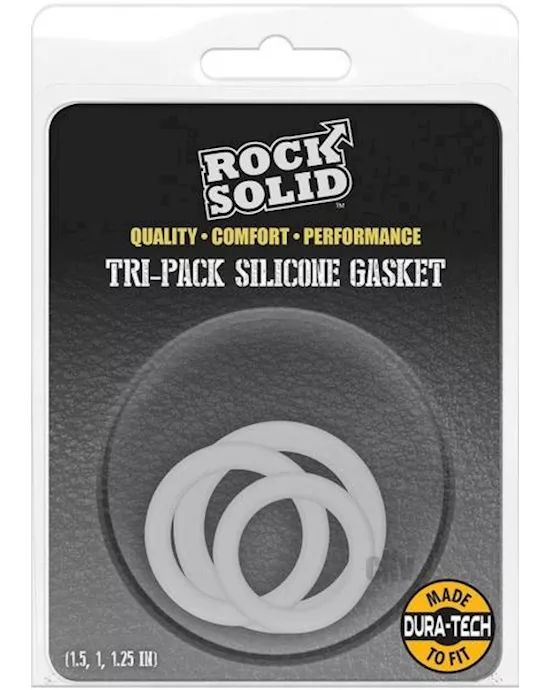 Rock Solid Tri Pk Silicone Gasket White