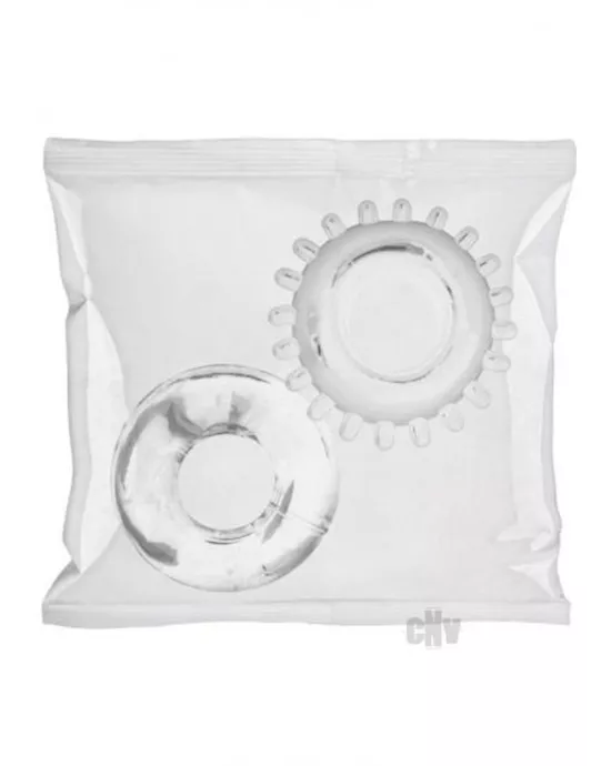 Rock Solid C Ring 2pk Refill 50pc Clr