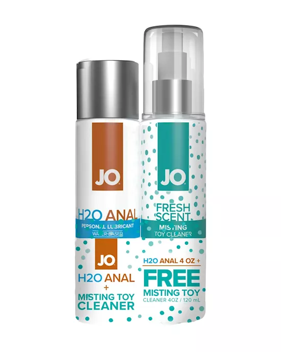 System Jo H2O Anal Original Lubricant + Misting Toy Cleaner