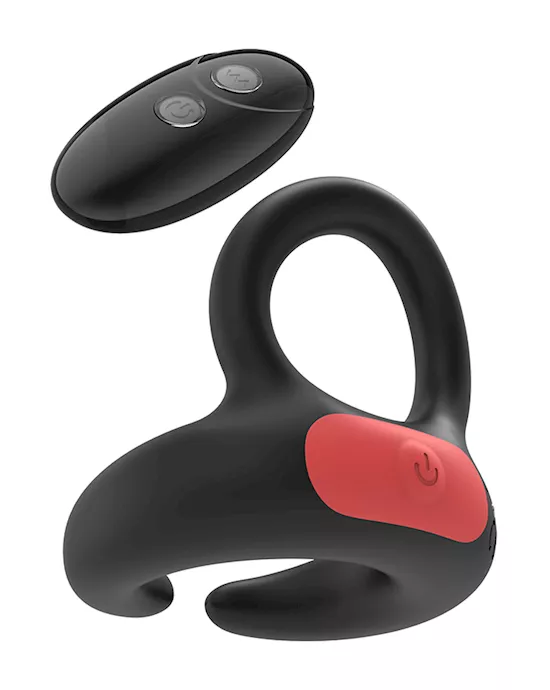 Kinki Hush Vibrating Cock Ring With Remote