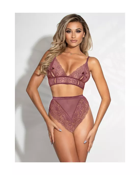 Midnight Kiss 2-piece Bralette Set