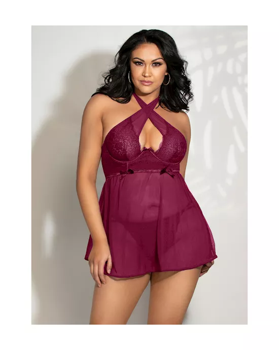 Drama Queen 2-Piece Babydoll Set