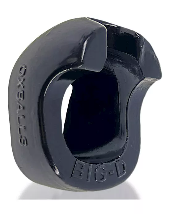 Big-d Shaft Grip Cockring Black