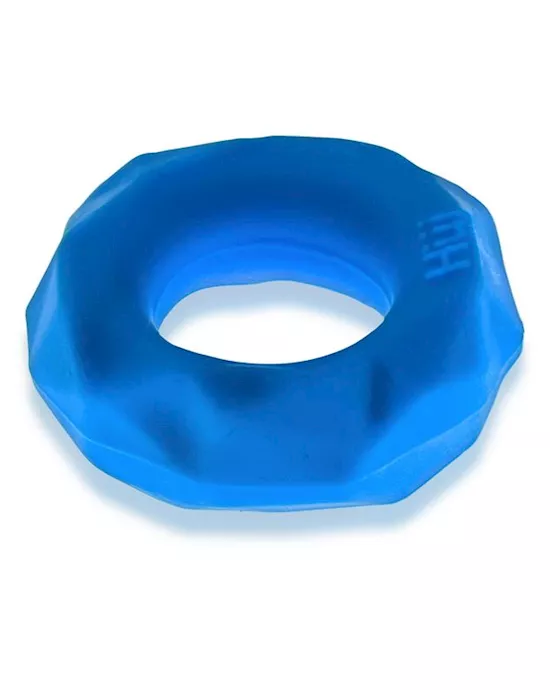 Hunkyjunk Fractal Tactile Cockring Teal Ice