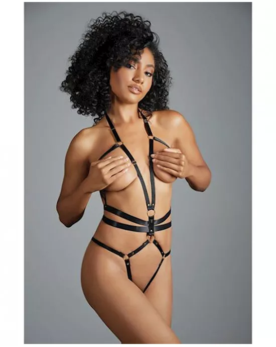 Adore Izabel Open Teddy W/dual Waist Black O/s