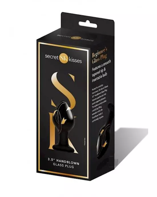 Sk Handblown Glass Plug 3.5