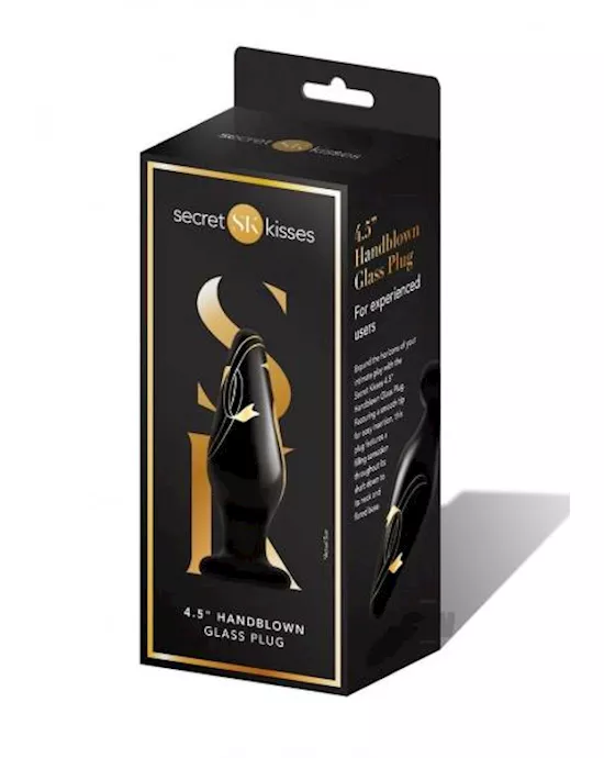 Sk Handblown Wide Glass Plug 4.5