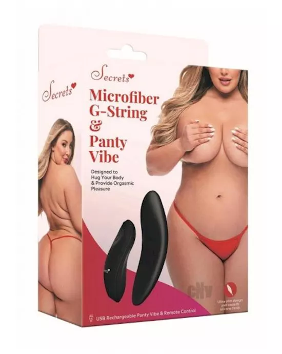 Sk Microfibe Gstring Panty Vibe Qn Red
