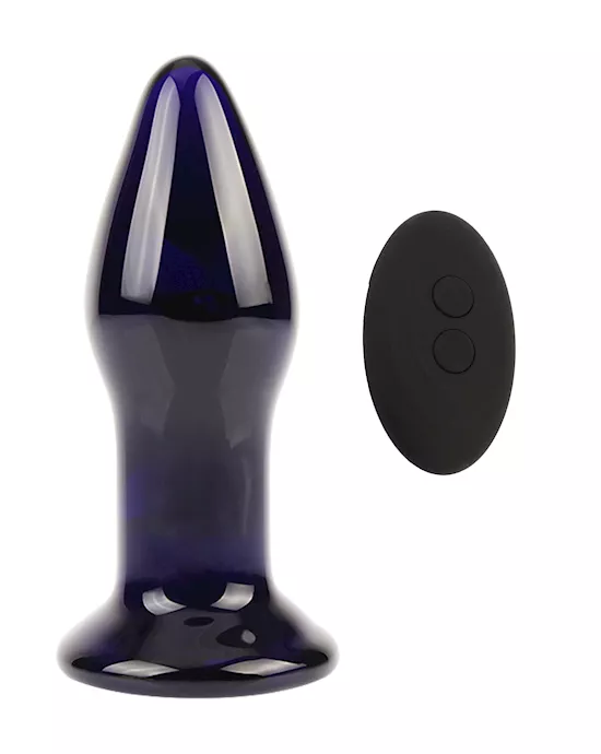 Eris Se Vibrating Glass Butt Plug