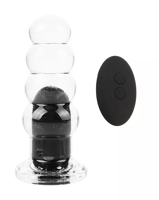 Luci Vibrating Glass Anal Beads