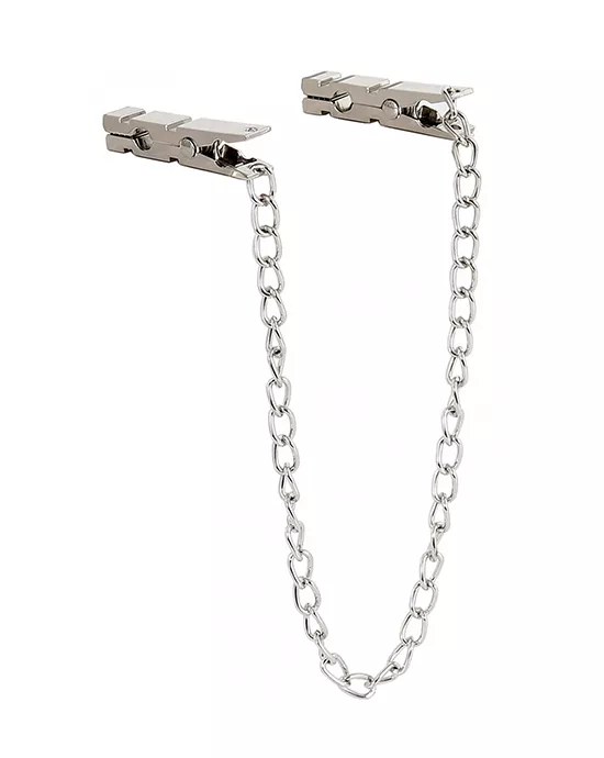 Kinki Peg Nipple Clamps With Chain