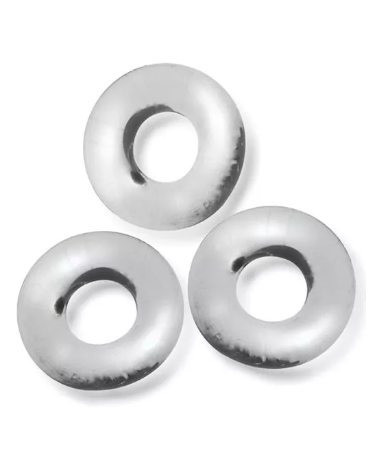 Fat Willy 3-pack Jumbo Cockrings Clear