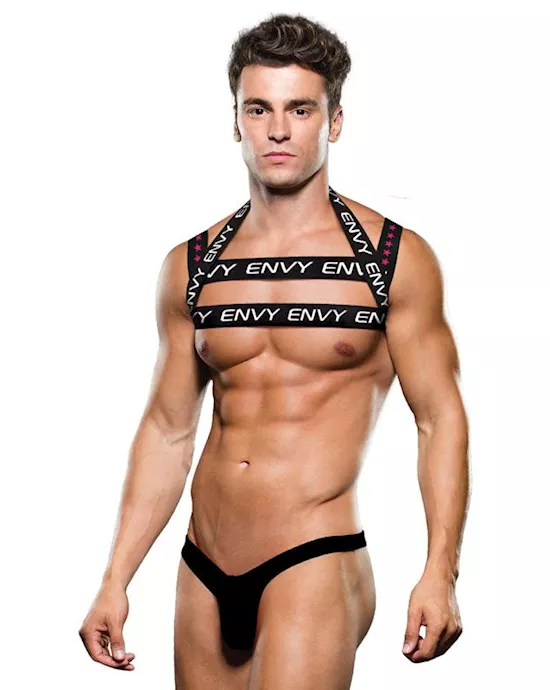 Envy Logo Harness Black/white Ml Bx
