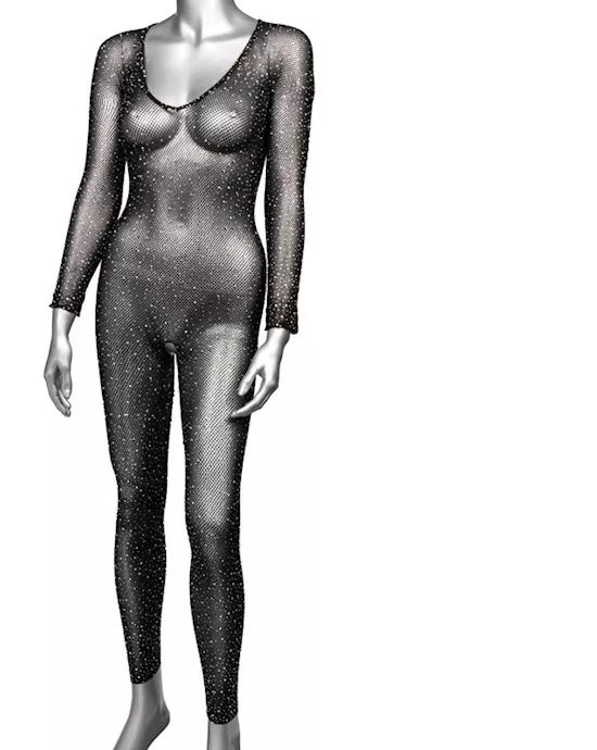 Radiance Plus Size Crotchless Full Body Suit
