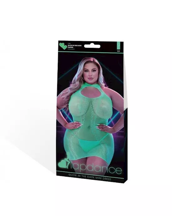 Lapdance Glow In The Dark Mini Dress Q/s