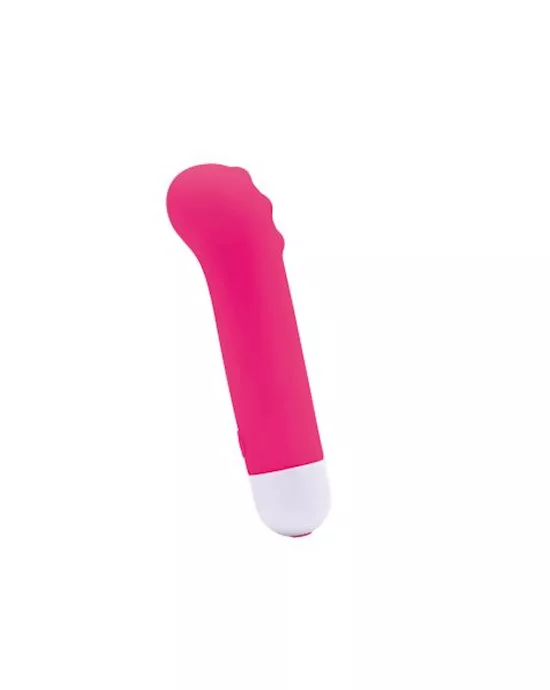 Xgen Bodywand Neon Mini Dotted G Vibe - Neon Pink