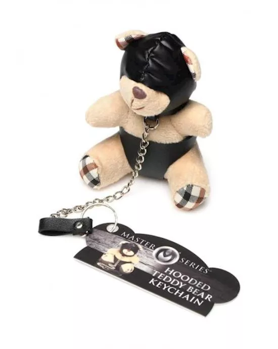Ms Hooded Teddy Bear Keychain