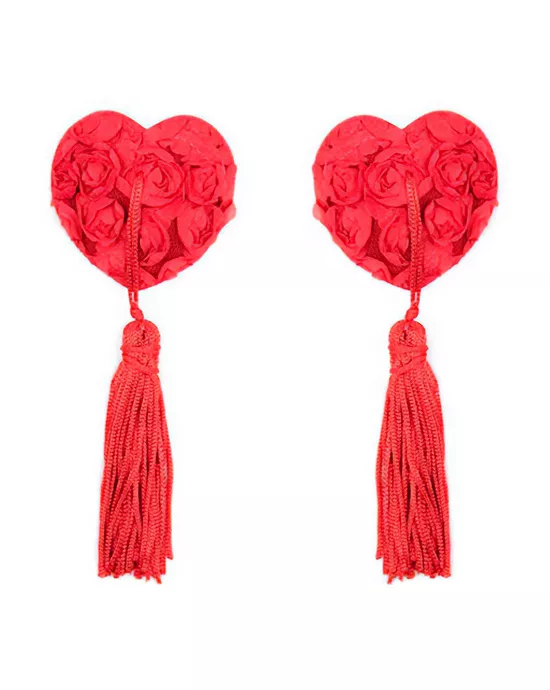 KinKi Heart Tassel Nipple Pasties