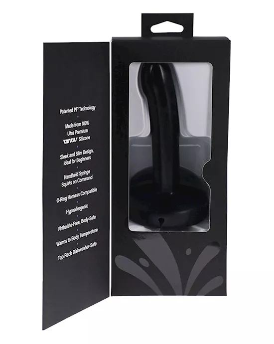 Pop Slim By Tantus Squirting Dildo Midnight